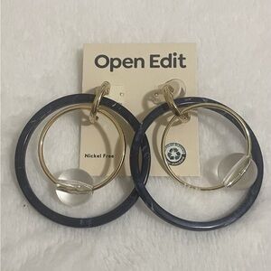 NWT! Nordstrom Open Edit Hoop Earrings